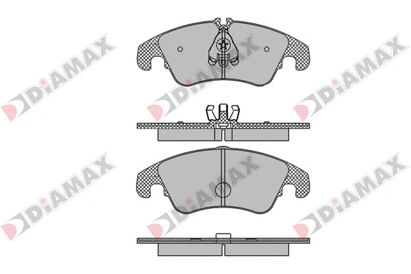 Kit de plaquettes de frein, frein à disque DIAMAX N09068
