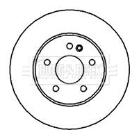 Disque de frein BORG & BECK BBD4140