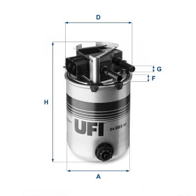 Filtre à carburant UFI 24.095.00
