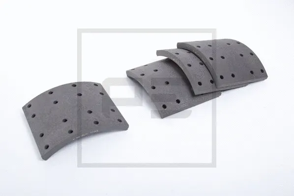 Kit de garnitures de frein, frein à tambour PE Automotive 086.124-00A