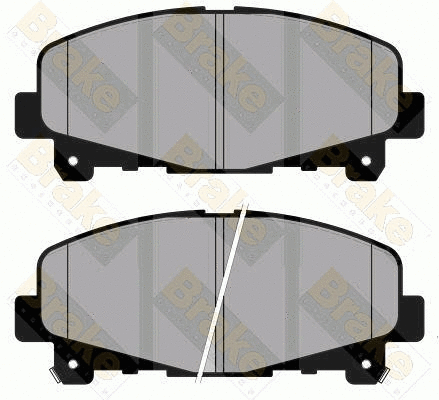 Kit de plaquettes de frein, frein à disque Brake ENGINEERING PA1826