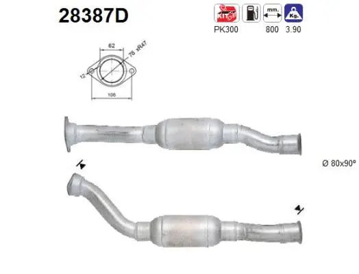 Catalyseur AS 28387D