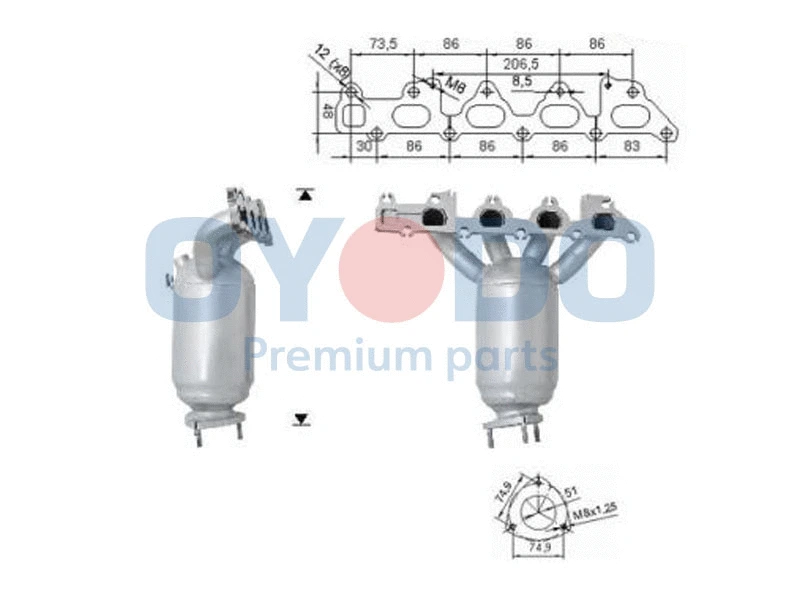 Catalyseur Oyodo 10N0023-OYO