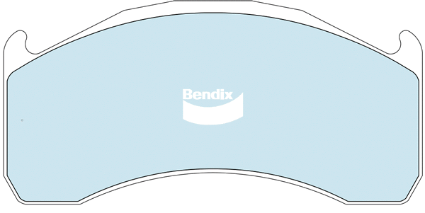 Kit de plaquettes de frein, frein à disque Bendix CVP039 PT