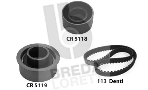 Kit de courroie crantée BREDA LORETT KCD0678