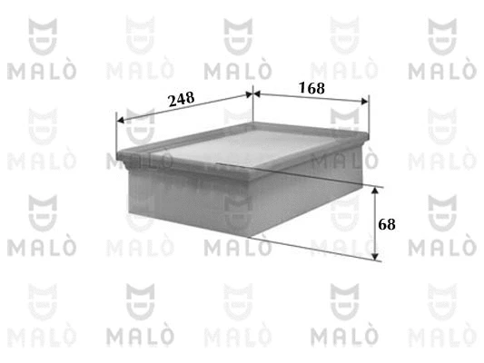 Filtre à air AKRON-MALÒ 1500113