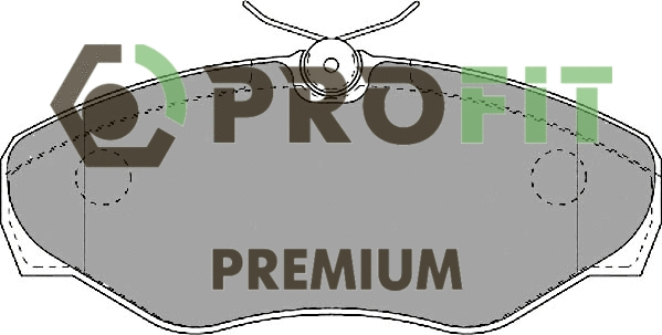 Kit de plaquettes de frein, frein à disque PROFIT 5005-1515