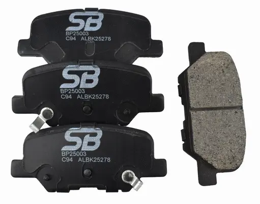 Kit de plaquettes de frein, frein à disque SB BP25003