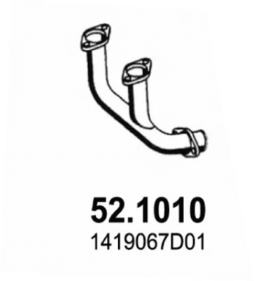 Tuyau d'échappement ASSO 52.1010