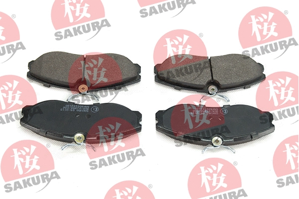 Kit de plaquettes de frein, frein à disque SAKURA 600-10-4180