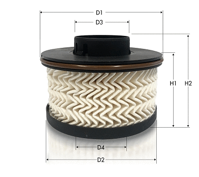 Filtre à carburant TECNECO FILTERS GS2096E