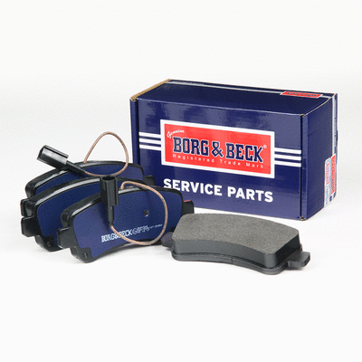 Kit de plaquettes de frein, frein à disque BORG & BECK BBP2560