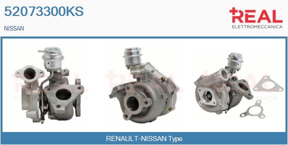 Turbocompresseur, suralimentation REAL 52073300KS