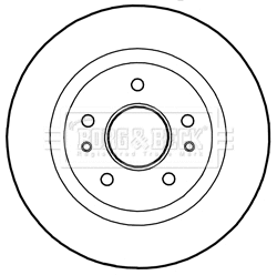 Disque de frein BORG & BECK BBD5277