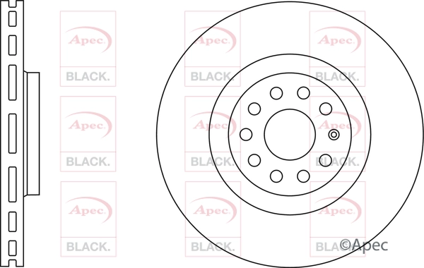 Disque de frein APEC DSK2867B