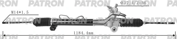Crémaillère de direction PATRON PSG3047