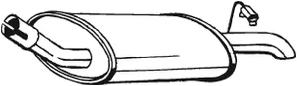 Silencieux arrière BOSAL 154-929