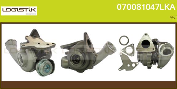 Turbocompresseur, suralimentation LGK 070081047LKA