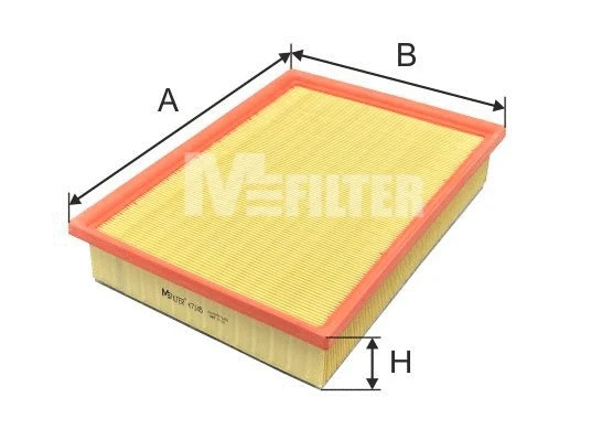 Filtre à air MFILTER K 7145