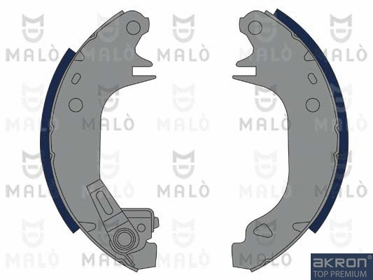 Jeu de mâchoires de frein AKRON-MALÒ 1390362