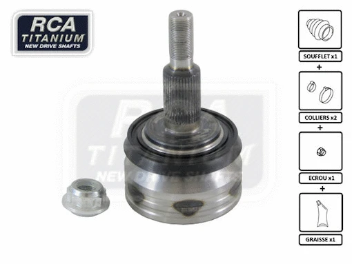 Jeu de joints, arbre de transmission RCA FRANCE AV92