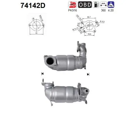 Catalyseur AS 74142D