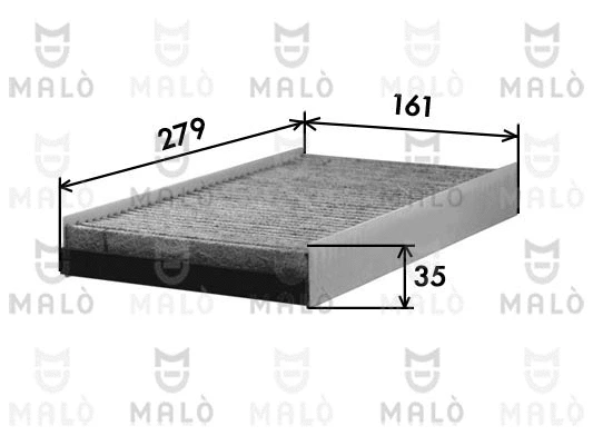 Filtre, air de l'habitacle AKRON-MALÒ 1532572