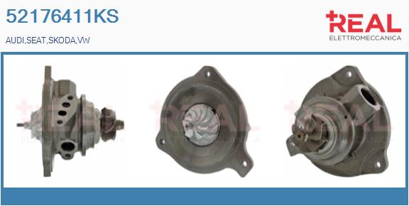 Groupe carter, turbocompresseur REAL 52176411KS