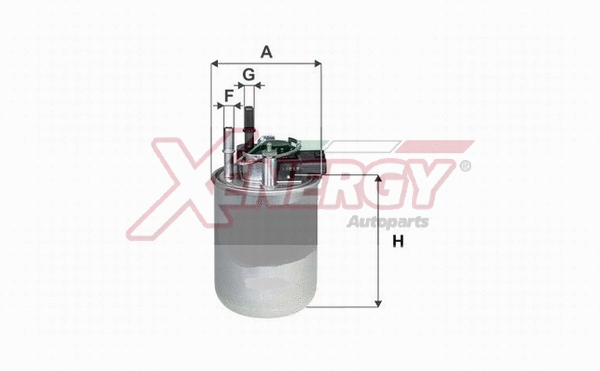 Filtre à carburant AP XENERGY X1599885