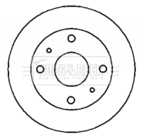Disque de frein BORG & BECK BBD4360
