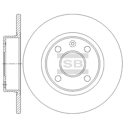 Disque de frein Hi-Q SD5122