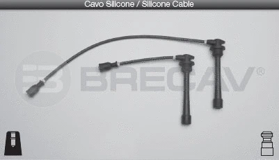 Kit de câbles d'allumage BRECAV 25.518