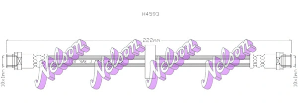 Flexible de frein KAWE H4593