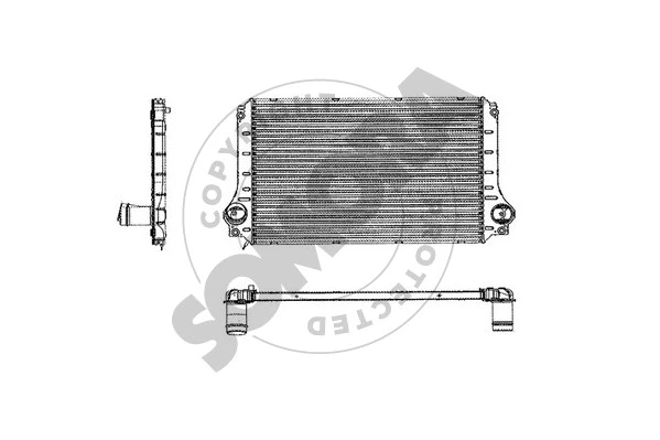 Refroidisseur d'air de suralimentation SOMORA 311845A
