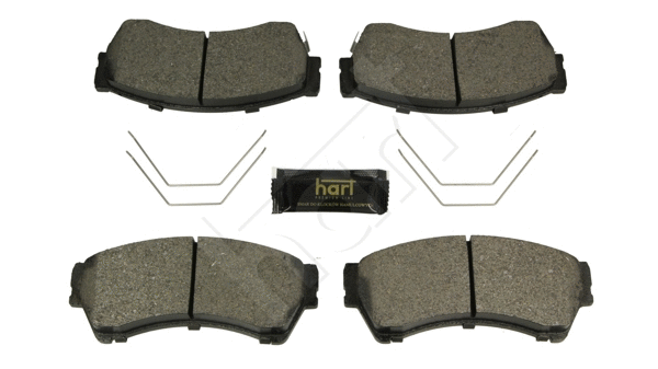 Kit de plaquettes de frein, frein à disque HART 248 985