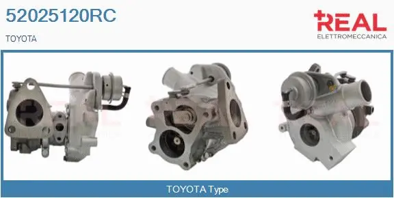 Turbocompresseur, suralimentation REAL 52025120RC