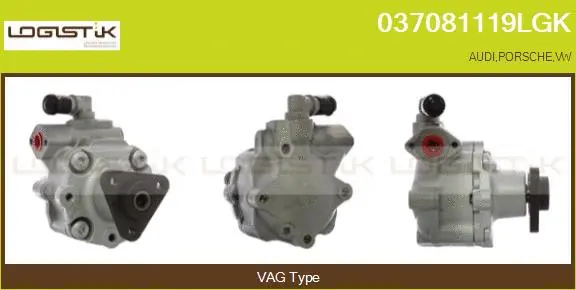 Pompe hydraulique, direction LGK 037081119LGK