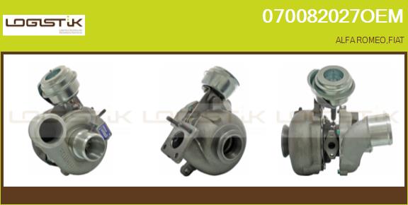 Turbocompresseur, suralimentation LGK 070082027OEM