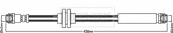 Flexible de frein BORG & BECK BBH8413