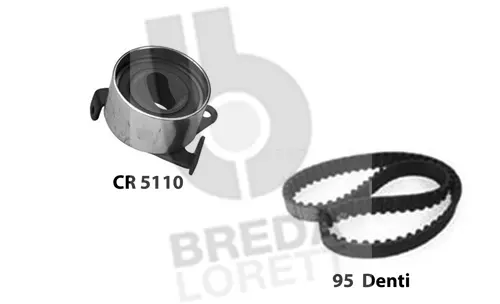 Kit de courroie crantée BREDA LORETT KCD0559