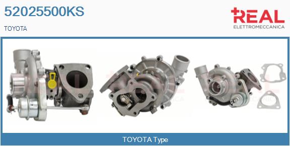 Turbocompresseur, suralimentation REAL 52025500KS