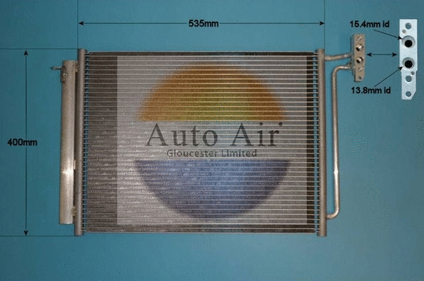 Condenseur, climatisation AUTO AIR GLOUCESTER 16-6100