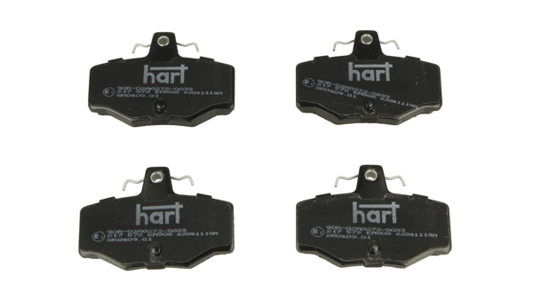 Kit de plaquettes de frein, frein à disque HART 217 572