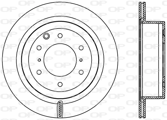 Disque de frein OPEN PARTS BDR2405.20
