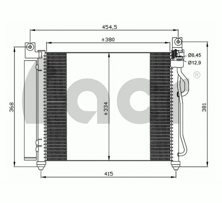Condenseur, climatisation ACR 300611