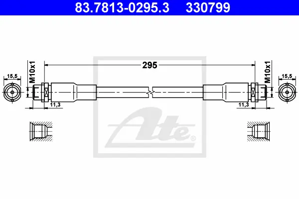 Flexible de frein ATE-APAC 83.7813-0295.3