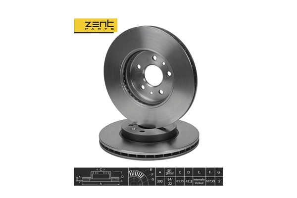 Disque de frein ZentParts Z06035