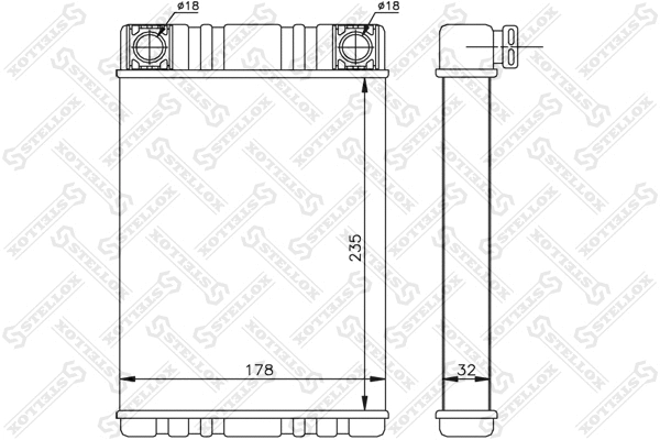 Système de chauffage STELLOX 10-35144-SX