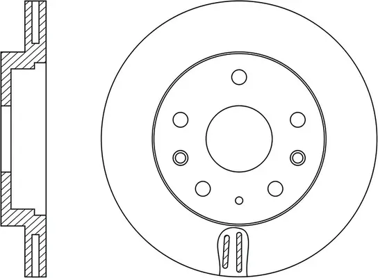 Disque de frein FIT FR0621V