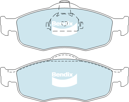 Kit de plaquettes de frein, frein à disque BENDIX-SEA DB1299 MKT